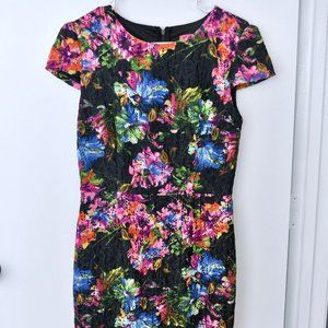 Women's Lace Floral-print Sheath Dress